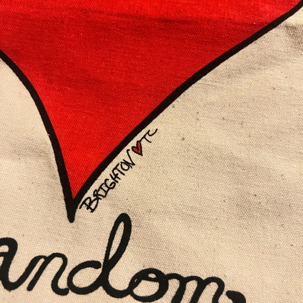 Brighton Dustbag Random Stuff Drawstring Canvas S… - image 2